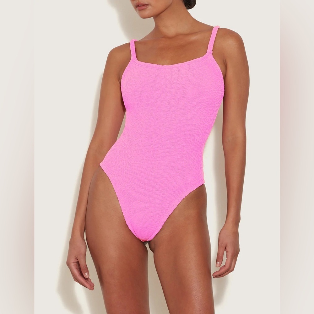 Hunza G Pink One Piece Swimsuit - Picture 4 of 8